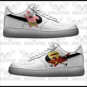 Nike CUSTOM Air Force 1 Sponge BobNWT